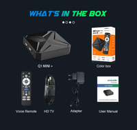 Mini TV Box 2026 Q1 Plus con Rockchip RK3518 Quad Core, Soporte 8K, 2GB RAM, Android 14, Dual Wifi6, BT5.4