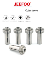 Adaptador de pinza 6-4, manguito de conversión para portapinzas, broca de perforación de vástago, herramientas para fresadora CNC SUBORUI BR0002-MS Plain