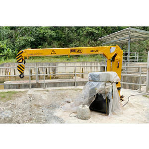 Grue de pont marine télescopique hydraulique de 3 tonnes pour plateformes offshore - Product Image 1