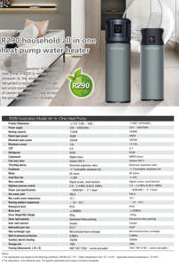 ウォーターマーク高STC R290ソーラーハイブリッドヒートポンプウォーターヒーター家庭用温水300L - Product Image 3