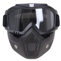 Masque de moto populaire et tendance, véritable masque de protection anti-vent et anti-poussière pour moto tout-terrain, protection UV400