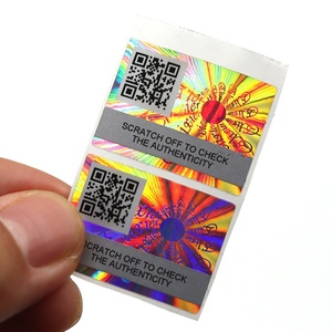Tùy Chỉnh Chất Lượng Cao 3D Holographic Vinyl Dán Độc Đáo Mã QR Số Nối Tiếp Chống Giả An Ninh Nhãn Cho Máy Ảnh - Product Image 3