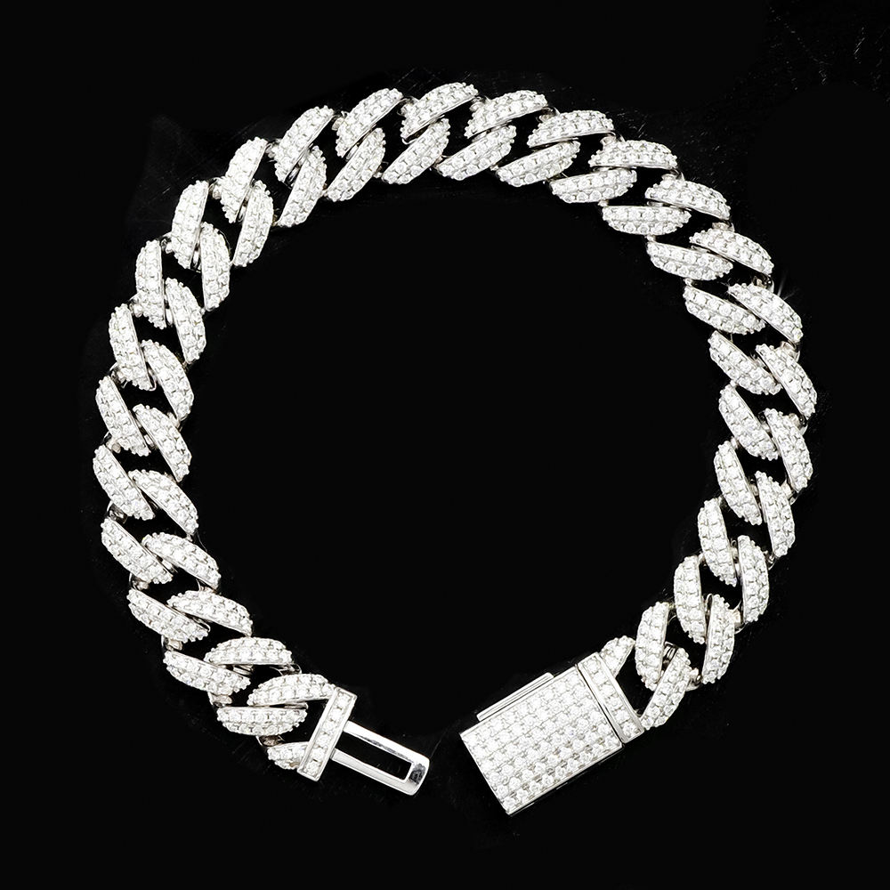 10mm width circular arc Cuban link