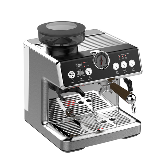 Espresso Coffee Brewer Machine Professional Commercial Italy 3 in 1 20bar Coffee Maker with Grinder
