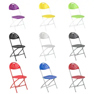 Chaises de jardin extérieur en plastique Wimbledon en résine blanche pour la fête, mariage, hôtel, restaurant, café, salle à manger pliante