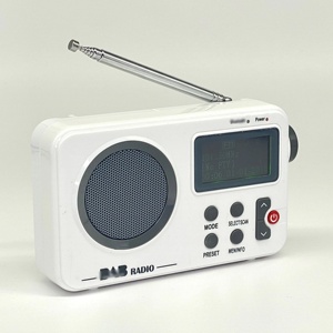 Radio DAB DAB+ portable avec batterie rechargeable, lampe, horloge élégante, radio FM SY-8801 - Product Image 6