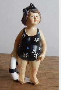 Plump Fat Lady Ornement <span class=keywords><strong>Salle</strong></span> <span class=keywords><strong>de</strong></span> <span class=keywords><strong>Bain</strong></span> Figurine <span class=keywords><strong>Bord</strong></span> <span class=keywords><strong>de</strong></span> <span class=keywords><strong>Mer</strong></span> Plage Natation Fun Home Gift - Product Image 3