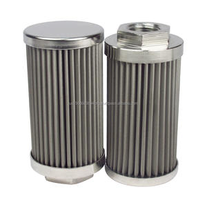 Elemento de filtro de aceite de malla metálica industrial usado 80.025.L2.P Filtro de aceite de vacío de suministro de estructura plegada de acero inoxidable - Product Image 1