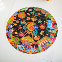 Vente en gros personnalisée pour les âges 5+ et adolescents/adultes - Boîte en carton imprimée laminée papier Emballage Puzzles en bois unisexes