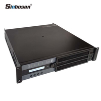 Amplificador de Audio Profesional de 4 Canales de Alta Potencia, Clase TD, DSP, de Alta Gama