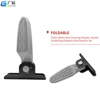 Repose-pieds inférieur et repose-pieds passager en alliage d'aluminium GUANGZUAN 110 pour moto électrique compatible avec /Yamaha