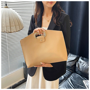 New Premium PU Laptop Sleeve <b>for</b> Women Large Capacity Convertible Portable Office Commute Hand Carry Work Bag - Product Image 3