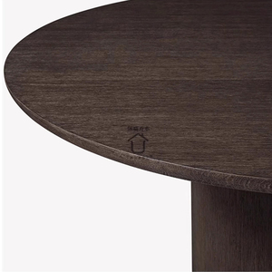 RH bàn tròn Nước Mỹ Retro gỗ rắn nhà thiết kế Homestay tiên tiến cảm giác tùy chỉnh bàn Sáu người nhỏ - Product Image 6