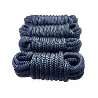 Lignes de quai en nylon tressé double 15 pieds/25 pieds Lignes de quai pour bateaux Corde marine Accessoires pour bateaux