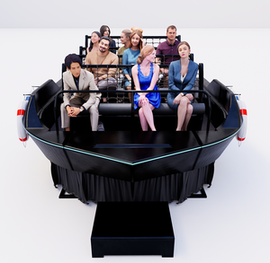 Cine de Movimiento Eléctrico 7D de Alta Calidad para Parques de Entretenimiento, Proyecto de Teatro Volador - Product Image 2