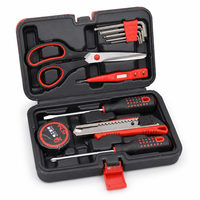 Ensemble d'outils de 12 pièces, ensemble d'outils à main pour la maison, kit d'outils de réparation avec étui de rangement pour l'entretien de la maison