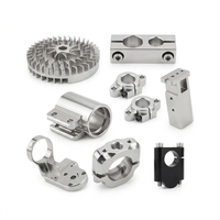Support d'axe en acier inoxydable 20 mm sur mesure GRANCEN CNC, blocs de guidage linéaire à montage par bride SHF20, tolérance de 0,01 mm