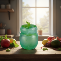 Pot à thé en verre créatif en forme de gourde unique, utilisant un procédé de déparaffinage, utilisé pour la décoration de la maison, services à thé