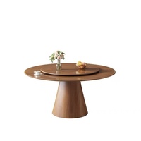 Ensemble de chaises de Table à manger en bois massif moderne nordique extensible pour un usage domestique pour les petits appartements cuisinière à Induction à plaque rotative