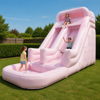 Château gonflable avec toboggan pour les fêtes d'enfants - Matériel PVC