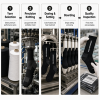 Chaussettes de course personnalisées avec logo, longueur mi-mollet, compression, respirantes, maille ventilée, chaussettes de sport