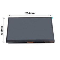 Module d'affichage LCD 10.1 pouces Écran tactile capacitif 1024X600 IPS HD Angle de vision complet avec Raspberry Pi B 3B +/4B