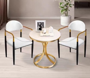 <span class=keywords><strong>Fauteuil</strong></span> moderne convertible en cuir inoxydable tufté pour <span class=keywords><strong>salle</strong></span> <span class=keywords><strong>à</strong></span> <span class=keywords><strong>manger</strong></span>, meubles de maison, hôtel, cuisine, salon, restaurant - Product Image 6