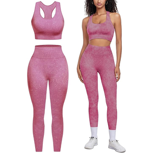 Conjuntos de Yoga Ajustados de Talla Grande para Mujer, Ropa Deportiva de Tela Suave para Pilates y Yoga - Product Image 6