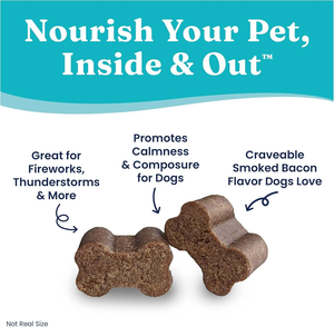 Golosinas calmantes de cáñamo de fórmula personalizada para perros Suplemento en polvo de 120 recuentos para aliviar la ansiedad Suplemento privado para el cuidado de la salud de mascotas - Product Image 4