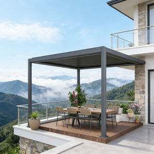 Pérgolas de Aluminio Ajustables 3x4 con Motor y Luces LED <span class=keywords><strong>para</strong></span> Terraza Exterior, Precio de Fábrica - Product Image 1