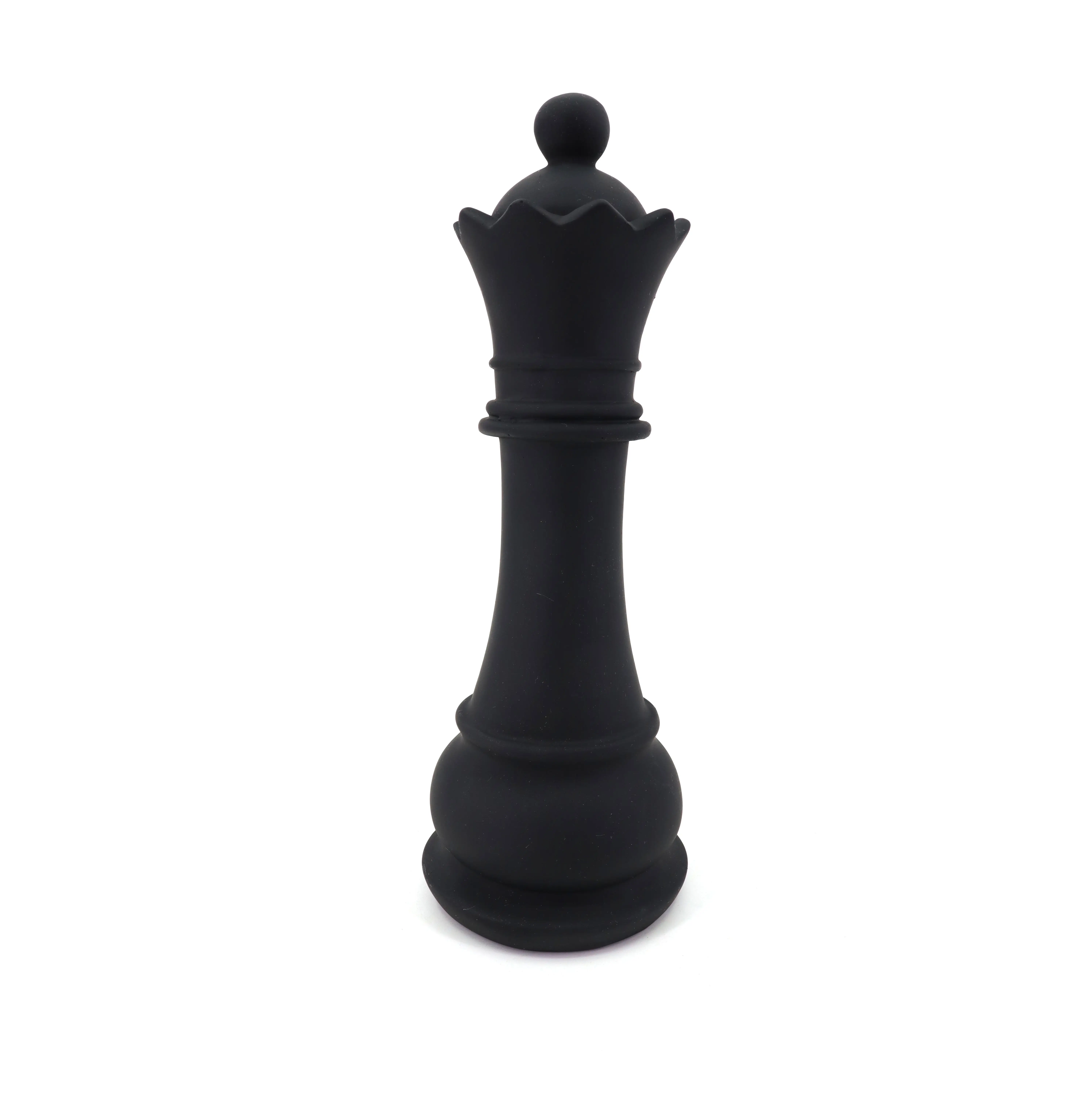 Escultura de ajedrez grande personalizada, estatua para decoración del hogar, artesanía de resina, juguete de regalo