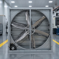 Ventilateurs d'extraction industriels de 54/48/42/36 pouces, spéciaux pour les élevages de poulets, ventilateurs de ventilation pour fermes d'élevage