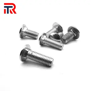 DIN603 Carriage Bolts Fasteners Screws And Nuts Stainless Steel Factory Direct Supply