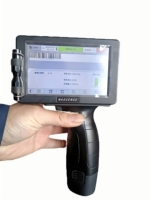 Premium half-inch G100E draagbare, op batterijen werkende inkjetprinter met touchscreen voor het printen op kaarten, buizen, metaal en karton (TIJ)