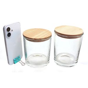 Velas de Cera de Soja de Uso Especial LANGXU, Portavelas de Vidrio de 220 ml con Bandeja Integrada - Product Image 4