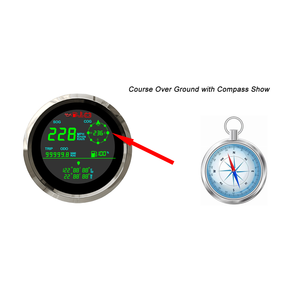 Nuevo Velocímetro GPS VIT TLG85B de 85 mm con Indicador de Combustible y Odómetro, Resistente al Agua IP66, 12V/24V - Product Image 6