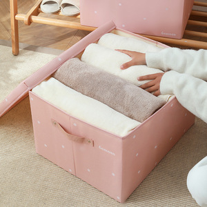 Clothing Organizer <b>Storage</b> Box Rectangle Pink Washable With Lid Large Capacity For Home Use <b>Clothes</b> And Miscellaneous Items - Product Image 4