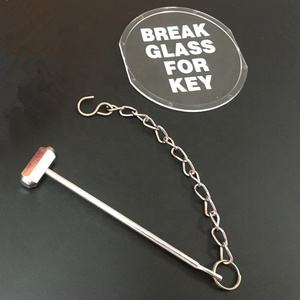Martillo de Emergencia para Romper Cristales <span class=keywords><strong>en</strong></span> Caso de Incendio, Caja de Seguridad para Llaves, Llamada de Emergencia - Product Image 4