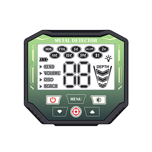 Détecteur de métaux portatif, bobine de recherche de 25 cm, multifréquence, écran LCD, plastique noir, utilisation pour adultes - Product Image 4