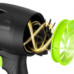 Soplador de Plástico Inalámbrico de Alta Potencia para Uso en Exteriores / Soplador de Mano de 21V / Funciona con Batería - Product Image 6