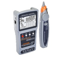 Probador de Cables Recargable Portátil I-pook PK655C+, Rastreador de Cables Multifunción, Buscador de Líneas, Instrumento de Medición de Redes Electrónicas