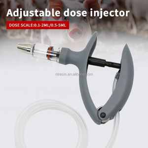 2ml/5ml Alat Suntik Plastik Veteriner yang Dapat Disesuaikan, Steril, Otomatis, dan Kontinu dengan Kateter untuk Sapi, Babi, dan Kambing - Product Image 3