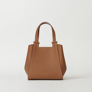 Bolso de Mano Tipo Cubo de Piel Vegana con Logotipo Personalizado, para Mujer, de Lujo, con Asa Superior, a la Moda - Product Image 3