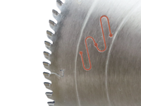Lame de scie circulaire PCD soudée haute fréquence pour scie à table coulissante, coupe lisse de l'aluminium, logo personnalisé accepté