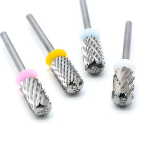 مسمار مستدير حاد 5XC كربيد أظافر مع مسحوق غمس قطعة أمان للأظافر بت ملف إلكتروني أظافر رئيسية - Product Image 3