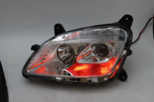 ไฟหน้ารถบรรทุก Peterbilt รุ่นใหม่ ปี <span class=keywords><strong>2022</strong></span>+ 579 แบบอเมริกัน เลนส์ฮาโลเจน พร้อมหลอดไฟ D1R รูปทรง 12V 25W LV-2650 สำหรับดัดแปลง/อัพเกรด - Product Image 4