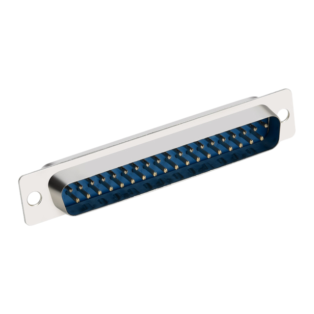 Factory Direct Sales HDB Model D-SUB Connector DB37P Double-row Soldering Type Male Connector for Mechanical Devices White