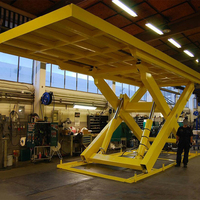 Plateforme de travail à ciseaux électrique fixe hydraulique robuste Daailift pour entrepôt, 2000x1200mm, 30-40s, avec certification CE