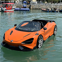 Jet ski électrique, bateau à grande vitesse, embarcation nautique 5 places, voiture de sport nautique de luxe.