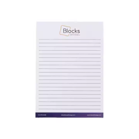 YALONG Vente en gros Papier à lettres imprimé personnalisé Bloc-notes promotionnel A5 Bloc-notes à feuilles mobiles avec tableau gris de 2mm